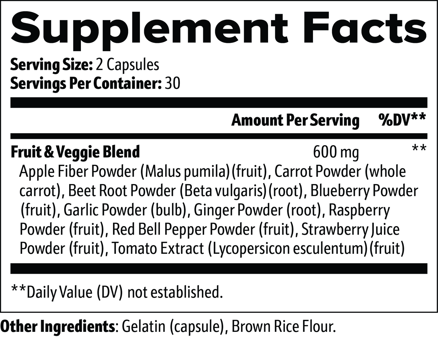 Antioxidants & Fiber Booster