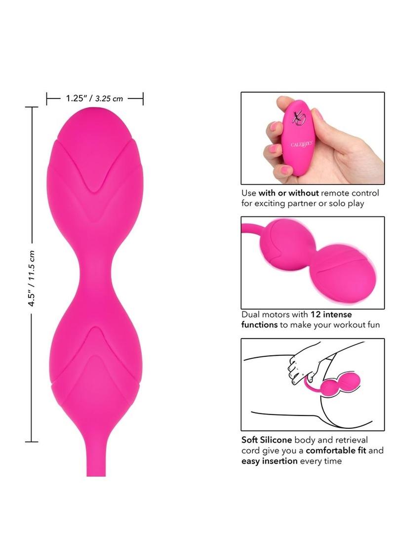 Kegel System Rechargeable Vibrating Silicone Kegel Balls with Remote Control