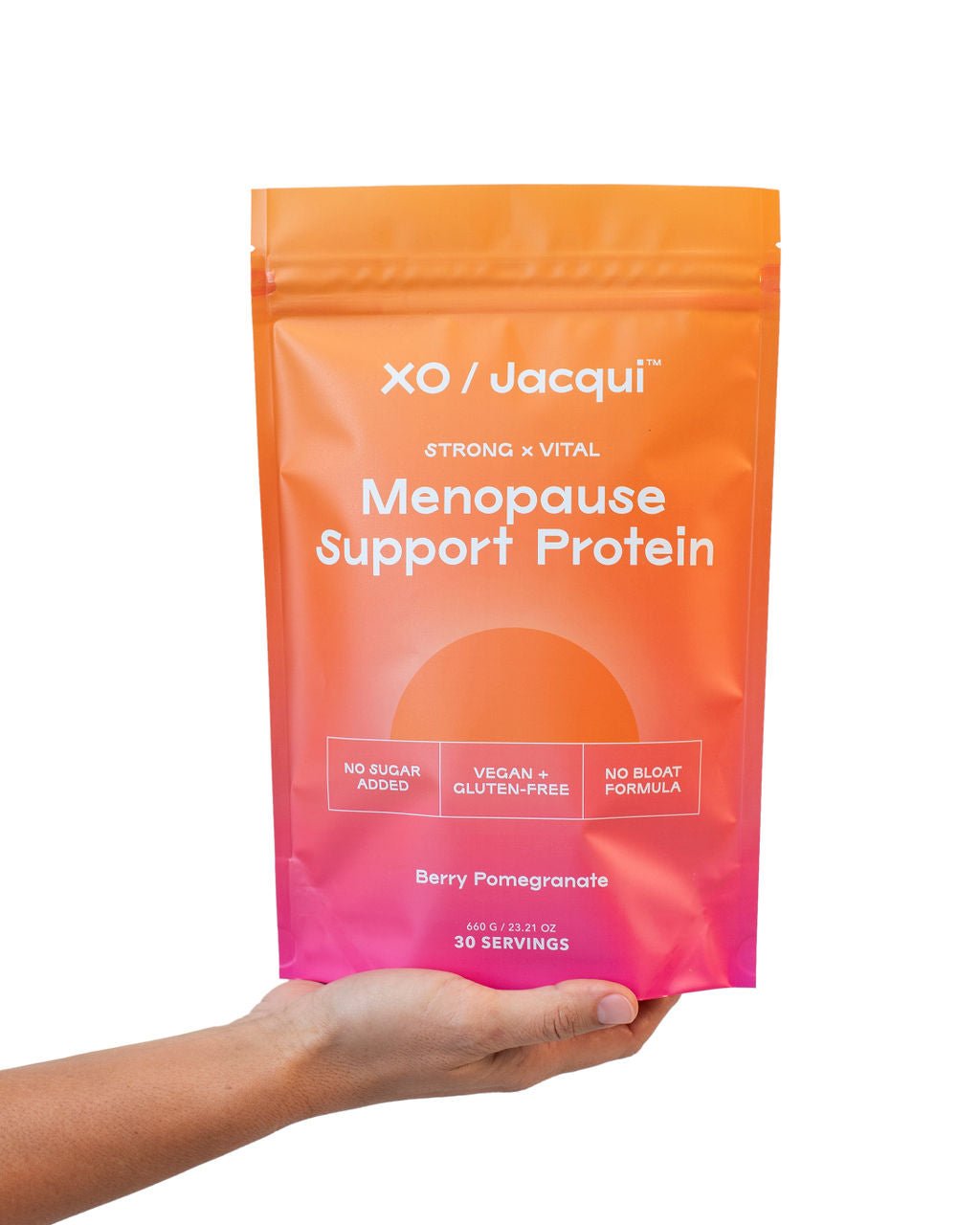 Strong + Vital Menopause Support Protein Powder – Berry Pomegranate